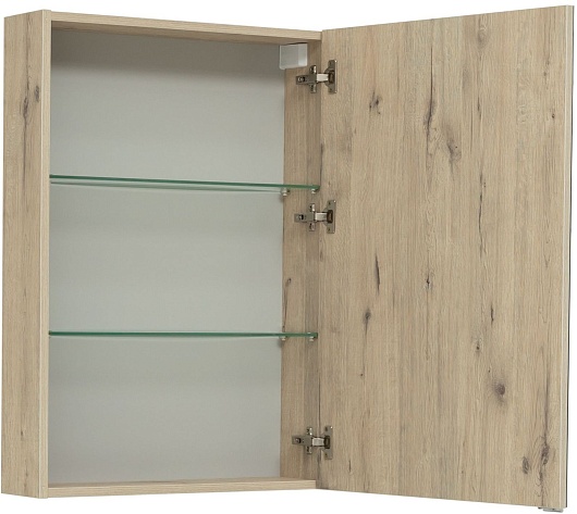 Aquanet Мебель для ванной Алвита New 60 2 ящика подвесная дуб веллингтон белый – фотография-12