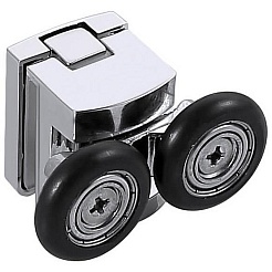 Aquatek Душевой уголок Ария 100x100 AQ ARI KV 10020GM профиль оружейная сталь, стекло прозрачное – фотография-4