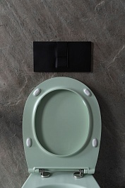 Allen Brau Унитаз подвесной Fantasy 4.11004.MT мятный с крышкой 4.11005.MT – фотография-15