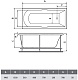 Relisan Eco Plus Акриловая ванна Темза 190х100 – фотография-8