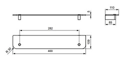 Ideal Standard Полка Connect 40 см – фотография-6