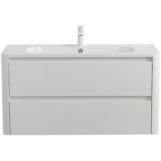 Cezares Тумба под раковину Relax 100 подвесная bianco lucido – фотография-2