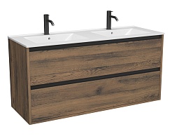 Зов Мебель для ванной Парма 120 подвесная аттик – фотография-3