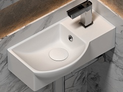 Ceramicanova Раковина Element 40/22 CN6039L белая – фотография-4