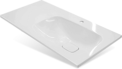 Brevita Мебель для ванной Lumus 90 R с подсветкой серая/дуб галифакс олово – фотография-17