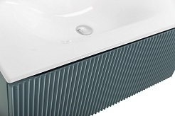 BelBagno Тумба под раковину Uno 80 с 1 ящиком подвесная Голубой матовый – фотография-5