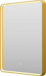 Brevita Мебель для ванной Vega 70 подвесная белая/золото – фотография-14