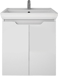 Dreja Мебель для ванной Q Plus (D) 55 белая – фотография-4