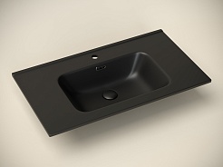 Ceramicanova Мебельная раковина Element 81 CN7005MB чёрный матовый – фотография-2