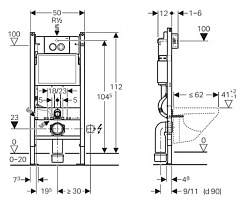 Roca Комплект: инсталляция Duofix Delta 3 в 1 + унитаз Dama Senso + шумоизоляция – фотография-2