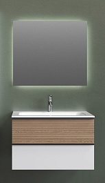 Sancos Мебель для ванной Delta 80 дуб светлый/белый – фотография-1