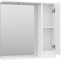 Misty Мебель для ванной Гармония 80 R белая – фотография-12