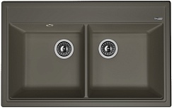 Florentina  Мойка гранитная Липси 820 антрацит – фотография-1