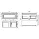 Sancos Тумба с раковиной Very 100 bianco раковина Grace 101 CN7013 – картинка-20
