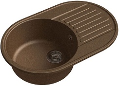 Raiber Мойка кухонная Тумберг RQ55 шоколад – фотография-1