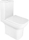 Azario Унитаз-компакт Alba AZ-8323 безободковый с бачком с сиденьем микролифт белый – картинка-19