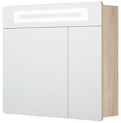 Corozo Зеркало-шкаф Остин 80/С, сонома – фотография-1