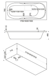 Bas Акриловая ванна Мальдива 160 – фотография-6