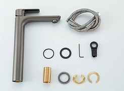 Gappo Смеситель для раковины G48-9 G1048-92 оружейная сталь – фотография-3