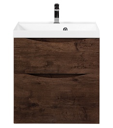 BelBagno Тумба с раковиной Marino-H60 60 подвесная Rovere Moro – фотография-1
