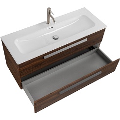 BelBagno Мебель для ванной Eco Cer-N 120 орех шоколад софт CZR-8073-120 ручки серые – фотография-4