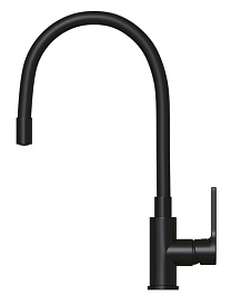 Mixline Смеситель для кухни 35k ML23-097 "Round Black" чёрный – фотография-3