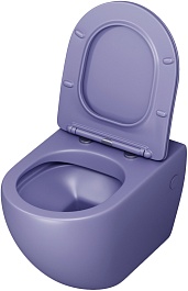 Grossman Унитаз подвесной Color GR-4411LIMS фиолетовый матовый – фотография-3