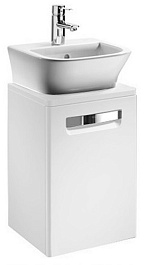 Roca Тумба с раковиной Gap 45 белый глянец – фотография-1