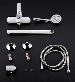 Frap Смеситель для ванны H31 F2231 белый/хром – фотография-2