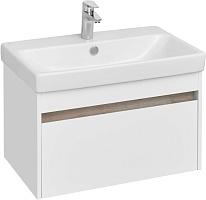 Акватон Тумба под раковину Марти 70 белый/дуб эндгрейн