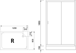 Royal Bath Душевой уголок RB 8120НP-T R – фотография-7