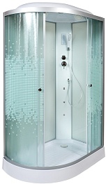 DTO Душевая кабина L902 R с гидромассажем и электрикой – фотография-1