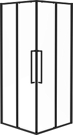Esbano Душевой уголок Surf 90x90 ESS-90KV-B профиль черный матовый стекло прозрачное – фотография-1