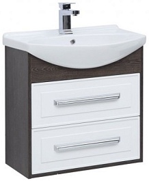 Aquanet Мебель для ванной Остин 65 белая/дуб кантербери – фотография-5