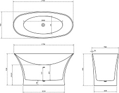ABBER Акриловая ванна AB9250 175x78 – фотография-5