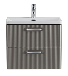 BelBagno Тумба под раковину Due 50 без ручек подвесная Сатин – фотография-1