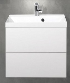 BelBagno Тумба с раковиной REGINA 600 Bianco Opaco – фотография-1