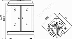 Appollo Душевая кабина A-0840W – фотография-4