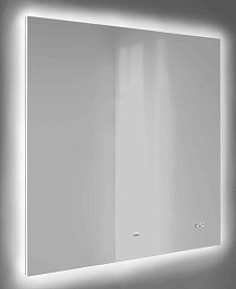 Jorno Зеркало Kvadro 80 Kvdr.02.80/W/RL – фотография-1