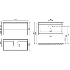Sancos Мебель для ванной Libra 100 дуб галифакс натуральный – фотография-5