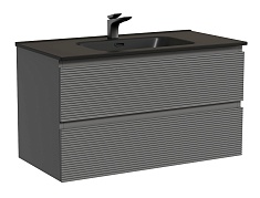 Sancos Тумба с раковиной Folk 90 grey soft раковина Element 91 CN7002MB