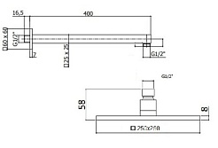 BelBagno Душевая лейка ROM-SLD-CRM хром – фотография-2