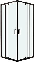 RGW Душевой уголок Passage PA-038B 80x80 профиль черный стекло прозрачное