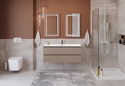 BelBagno Тумба под раковину Kraft 120 подвесная Бежевый матовый – фотография-8