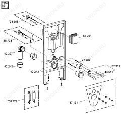Grohe Система инсталляции Rapid SL 38528001 – фотография-3