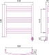 Стилье Полотенцесушитель электрический Формат 10 ТП 600х500 – фотография-4