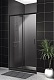 BelBagno Душевая дверь в нишу 110/195 UNO-195-BF-1-110-C-NERO – фотография-5