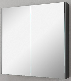 Velvex Зеркало-шкаф Klaufs 80 черный – фотография-1