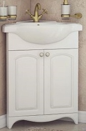 Corozo Тумба с раковиной Классика 65 угловая – фотография-1