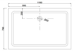 Taliente Душевой поддон PTA-0812 120/80 белый – фотография-3